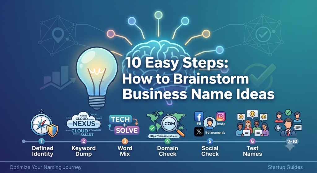 how to brainstorm business name ideas