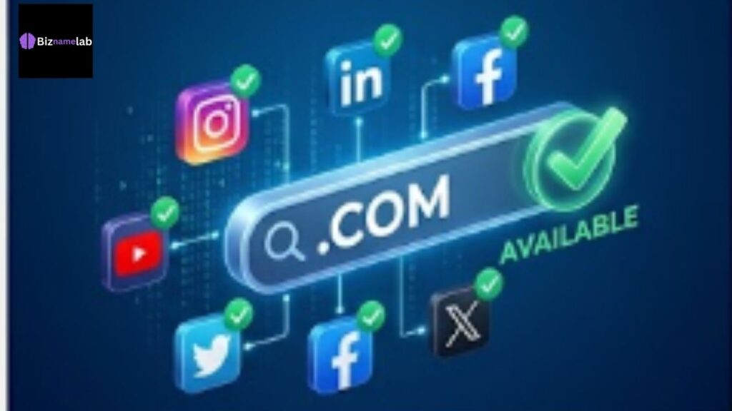 Checking domain and social media availability for LLC name