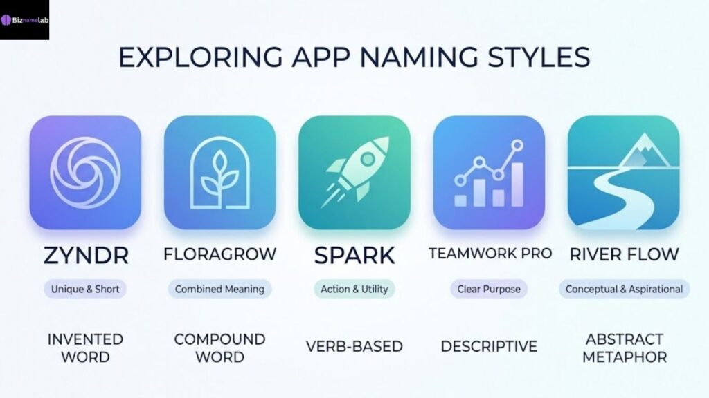 Naming pattern examples from top iOS and Android apps