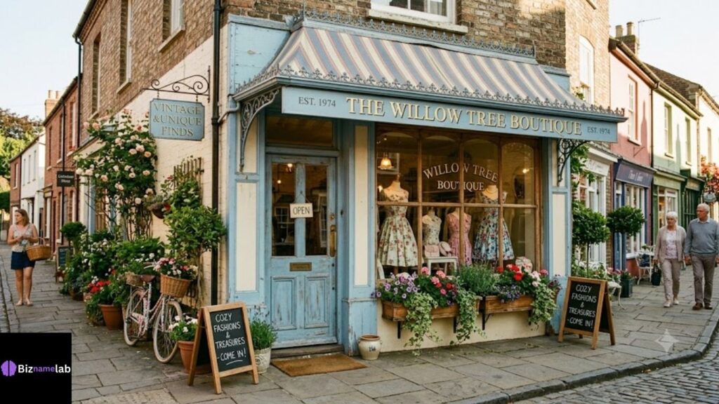 chic vintage boutique clothing store