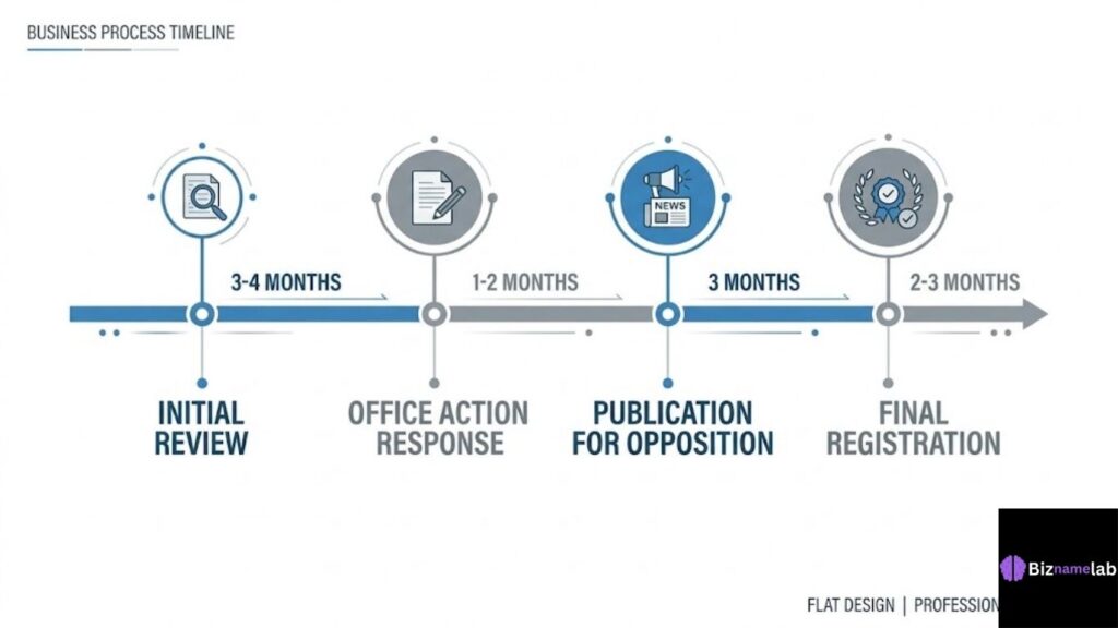 trademark registration timeline for US businesses