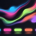 neon gradient banner — Alt: "Neon color palette examples for modern branding