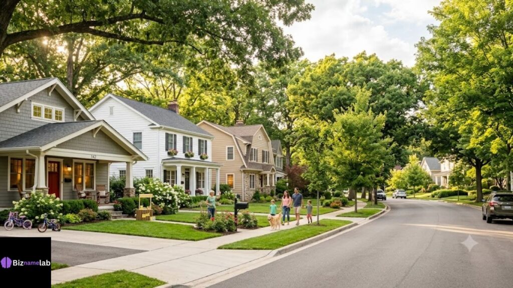 location-based real estate business name for community brokerage
