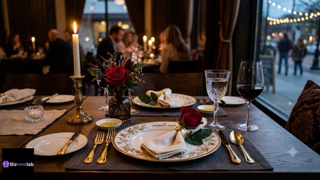Premium fine dining restaurant name ideas