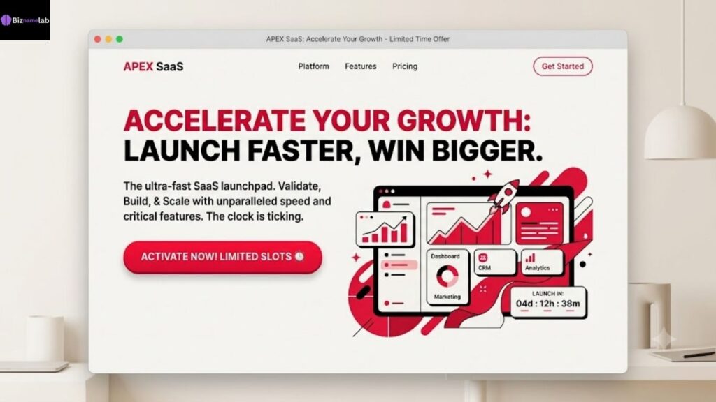 Energetic SaaS landing page color combination with crimson and black for high conversions
