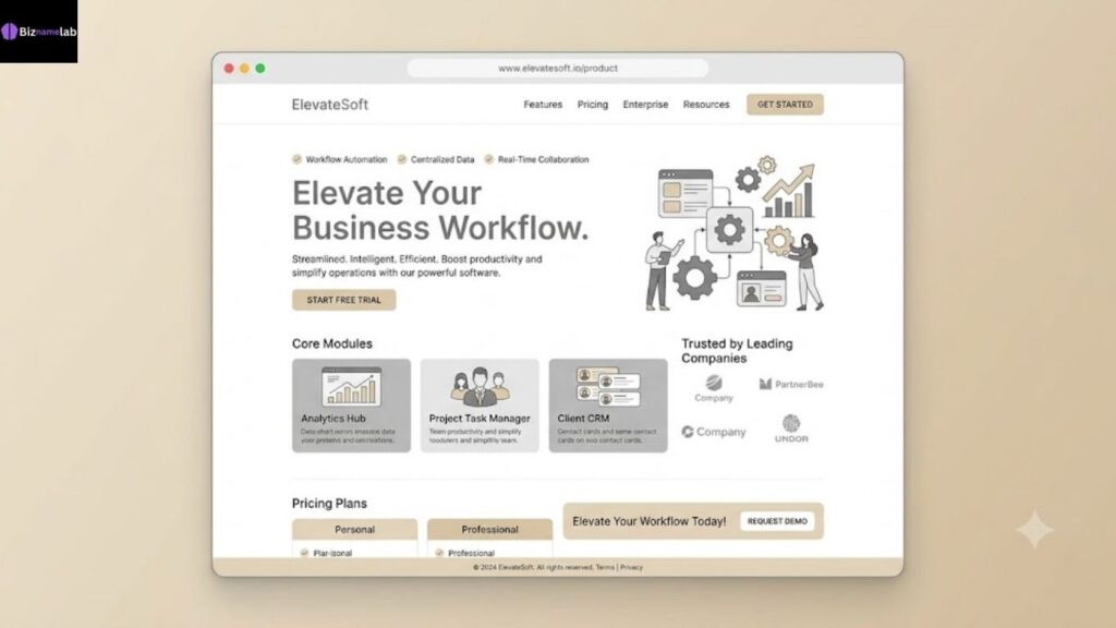 Modern neutral SaaS color scheme with stone gray and warm beige for minimalist brands