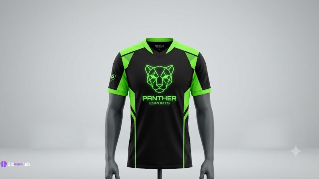 esports jersey design testing a gaming company name idea
