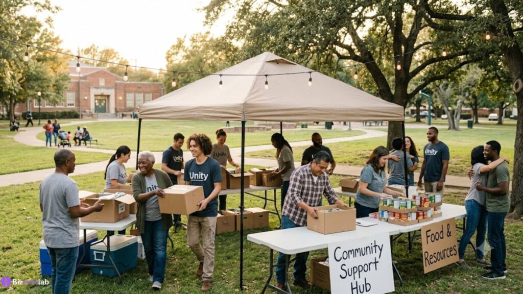 Community and social justice nonprofit outreach event"